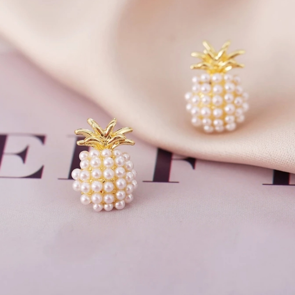 Pineapple Earrings - Picture 4 of 9